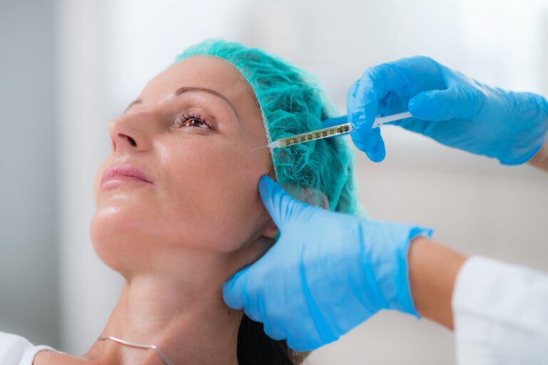 PRP Face Injection. Platelet Rich Plasma Treatment