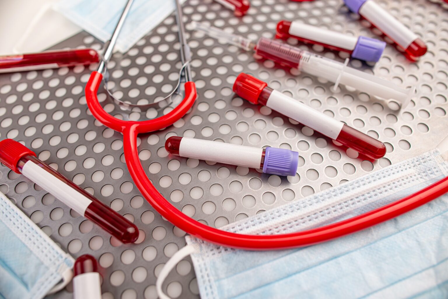 blood sample test tubes